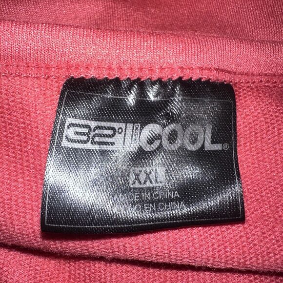 32 Degrees Cool T Shirt Dress Pockets Drawstring Waist Pinkish-Orange XXL 2X - Picture 11 of 12